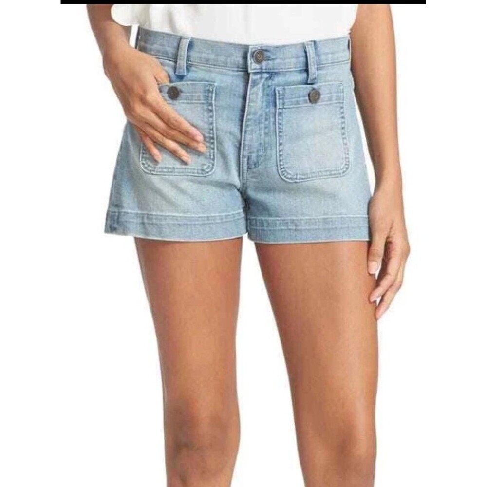 Joie Enchante Light Wash Denim Women's Shorts - Casual High-Rise